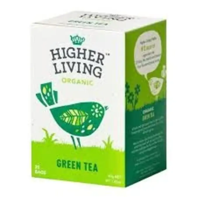 Higher Living Organic Green Tea 20 Bags